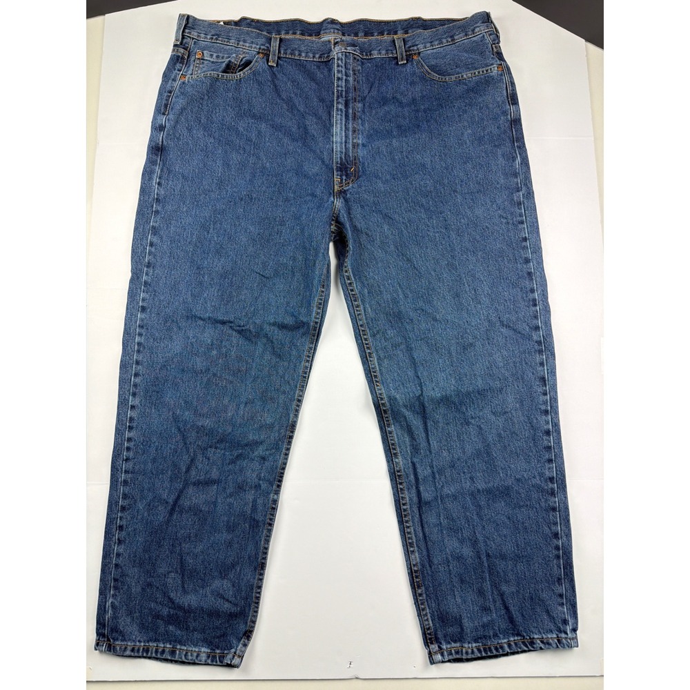 Levis 550 Relaxed Fit Tapered Leg Blue Denim Jeans Mens 48x30 Medium Wash